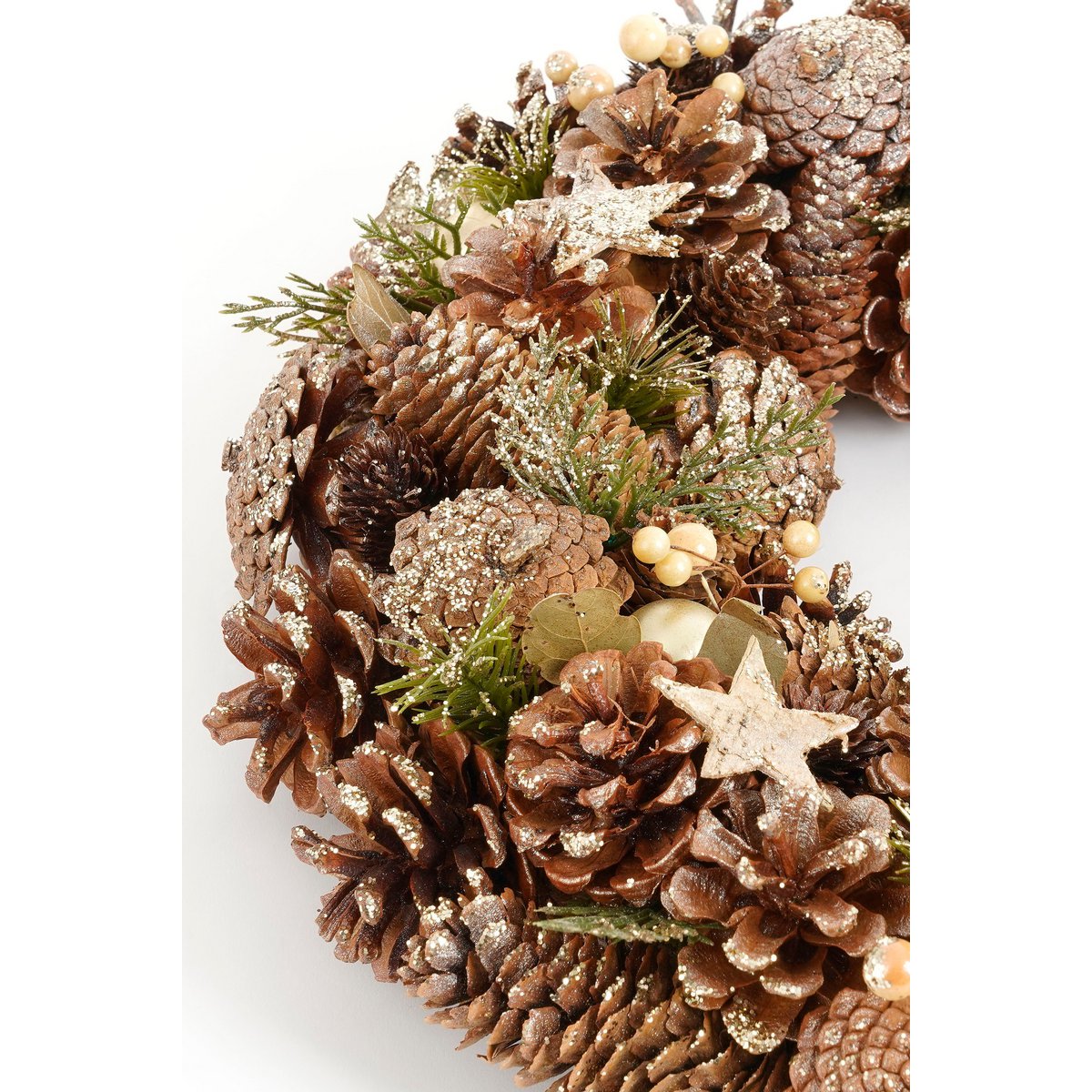 Brant Weihnachtskranz Ø45 cm mit Kiefernkegeln – Festliche Deko