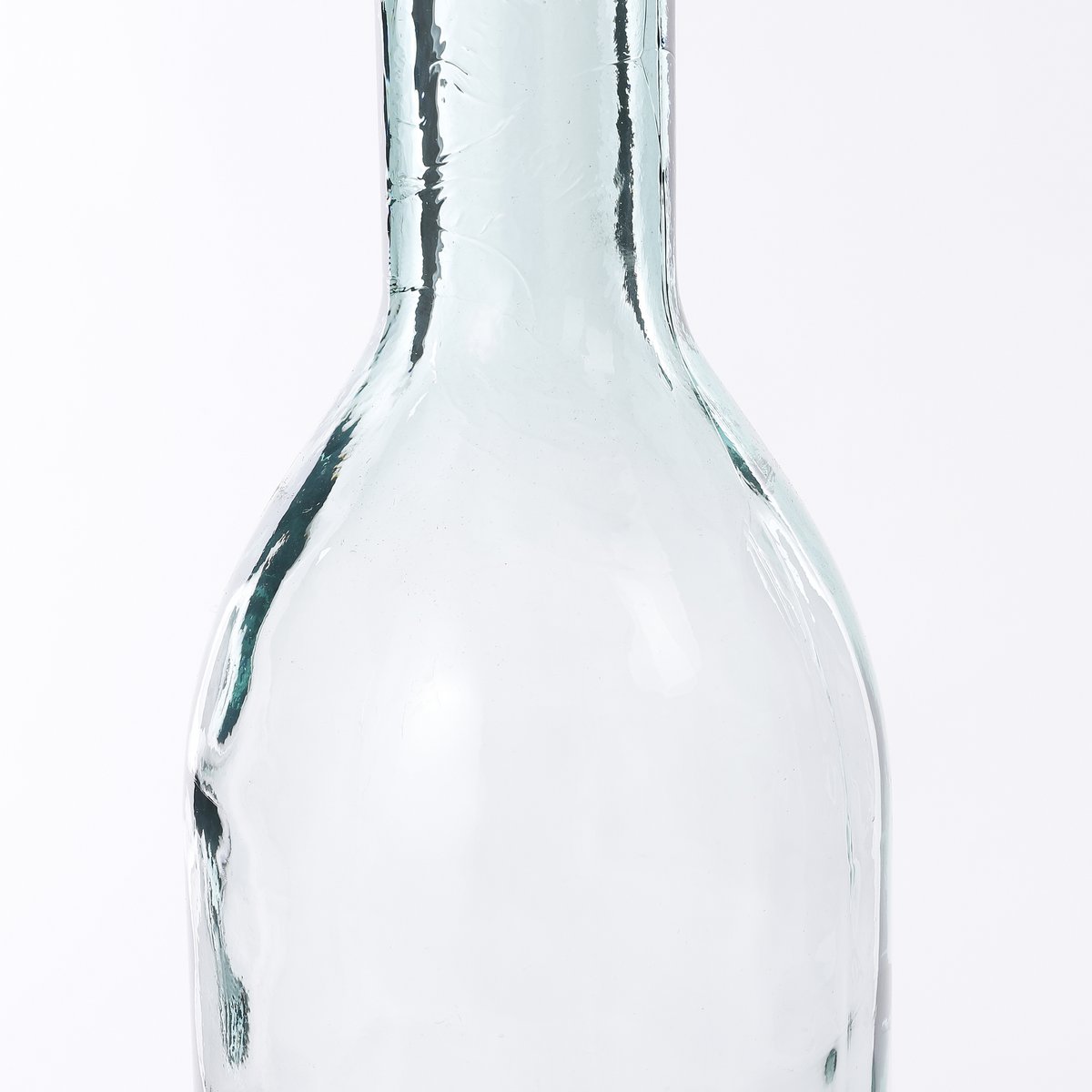 Rioja-Flaschenvase – H75 x Ø18 cm – recyceltes Glas – transparent