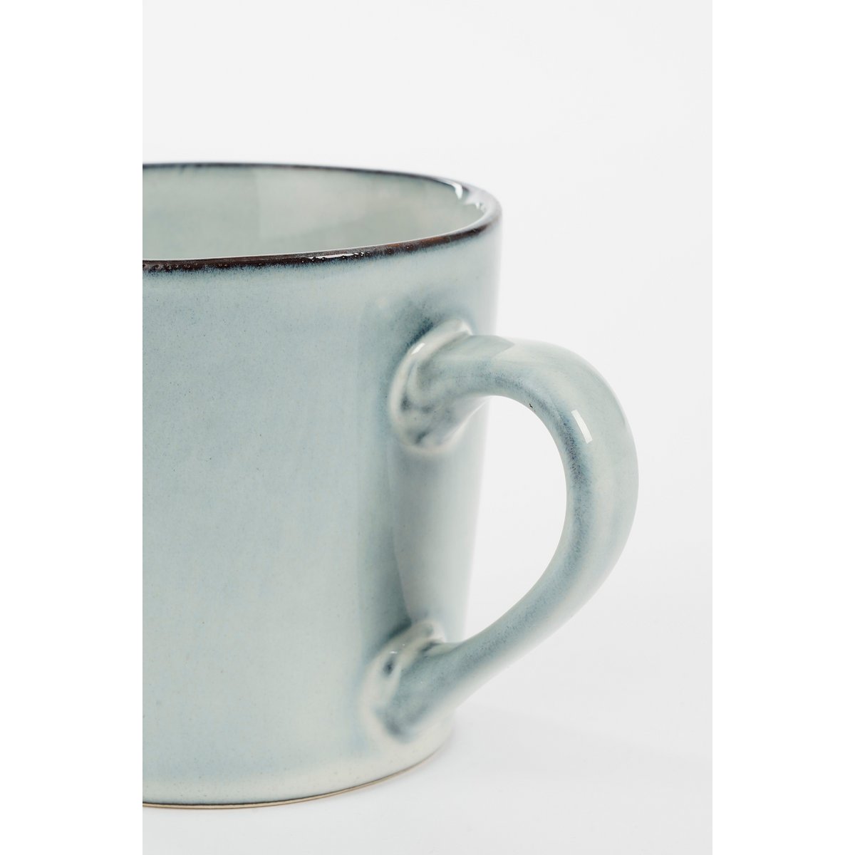 Wacco Service-Set 4 Personen Hellgrau | Steingut