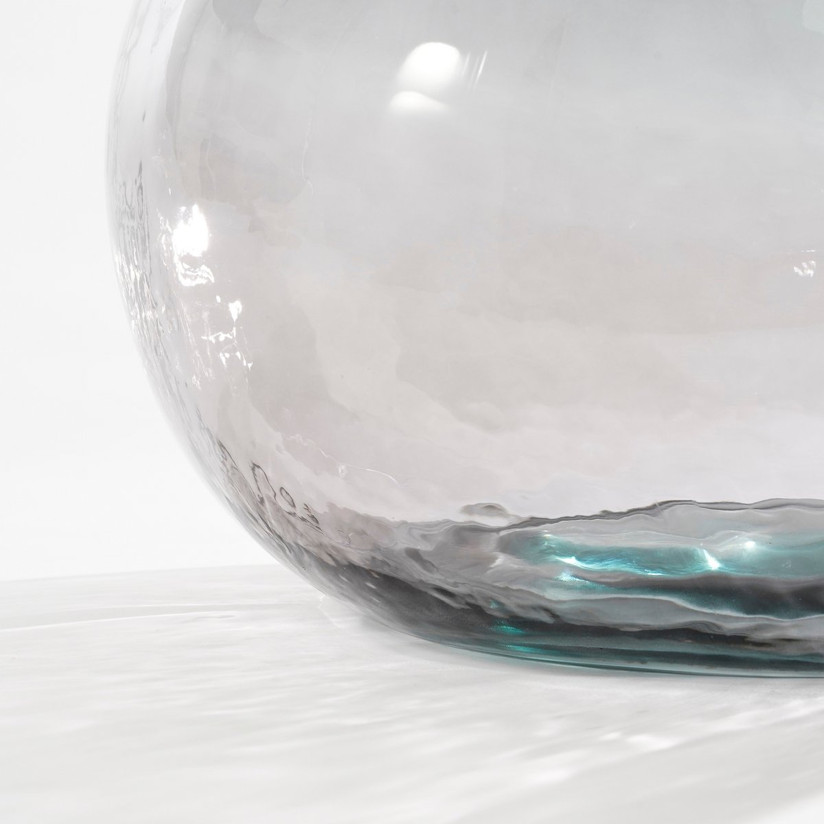 Pinto Vase - H33 x Ø33 cm - Recyceltes Glas - Anthrazit