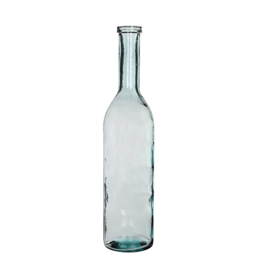 Rioja-Flaschenvase – H75 x Ø18 cm – recyceltes Glas – transparent