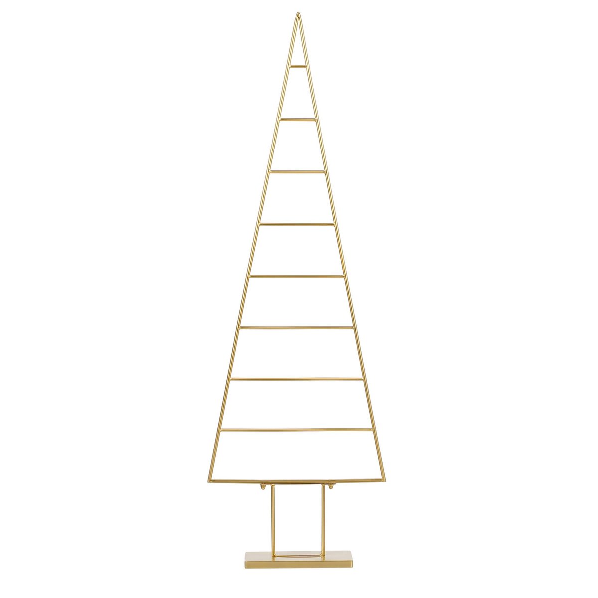 Metalldekorativer Weihnachtsbaum Gold – L50 x B15 x H152 cm
