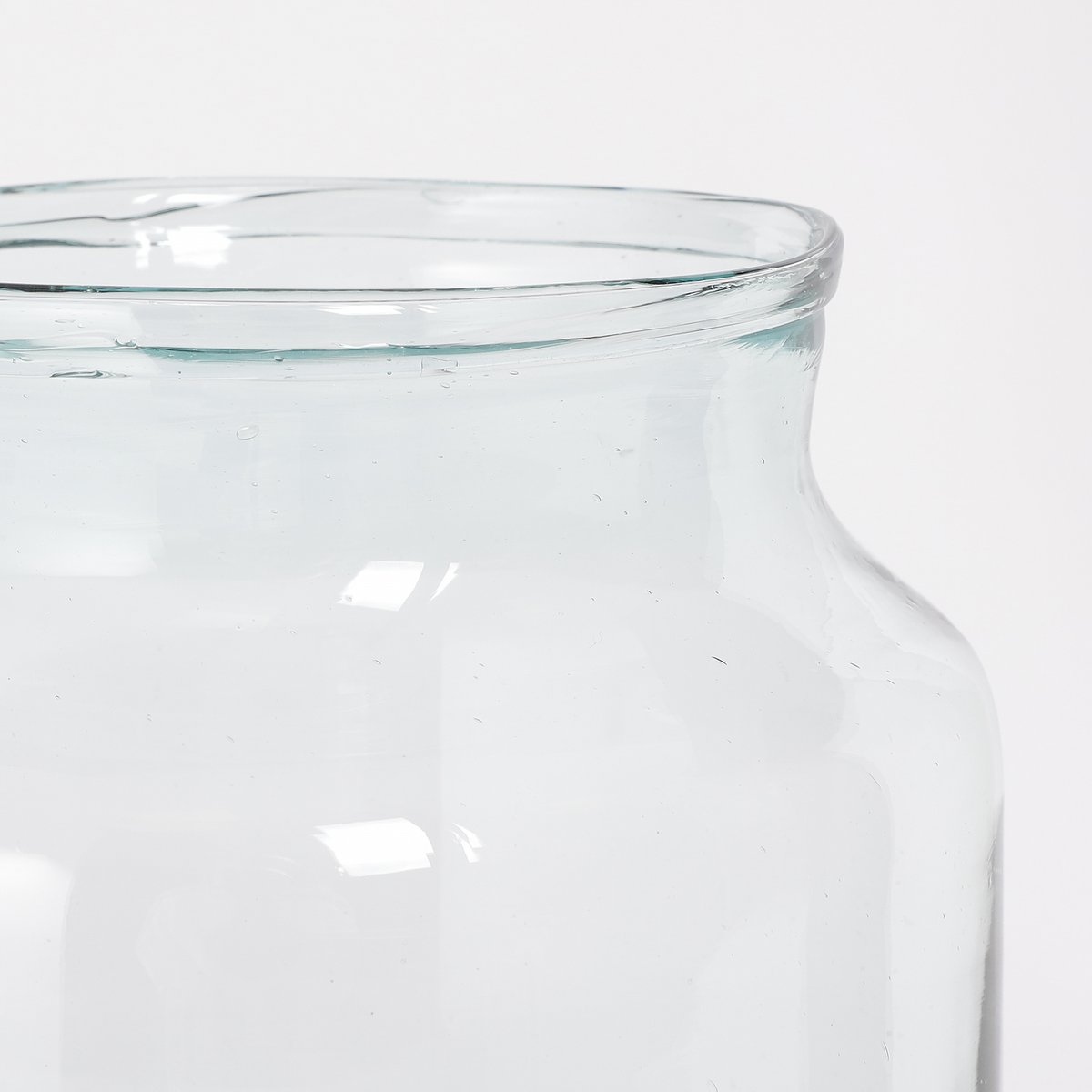 Vienne Vase - H30 x Ø18 cm - Recyceltes Glas - Transparent