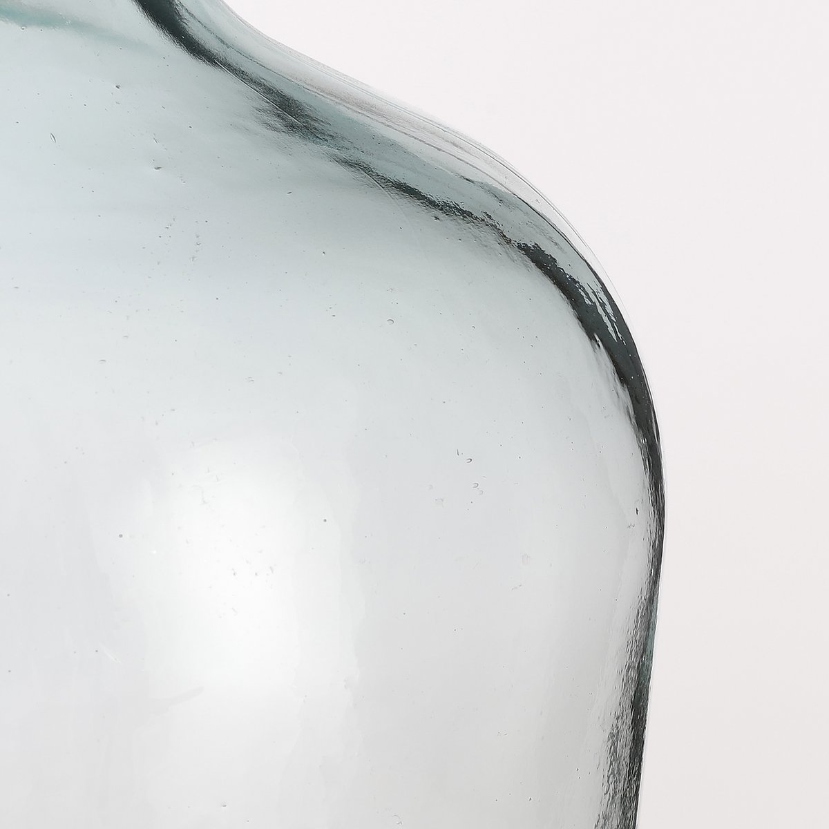 Diego Flaschenvase - H30 x Ø18 cm - Recyceltes Glas - Transparent