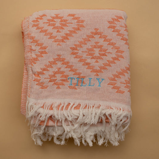 Kilim Orange Towel