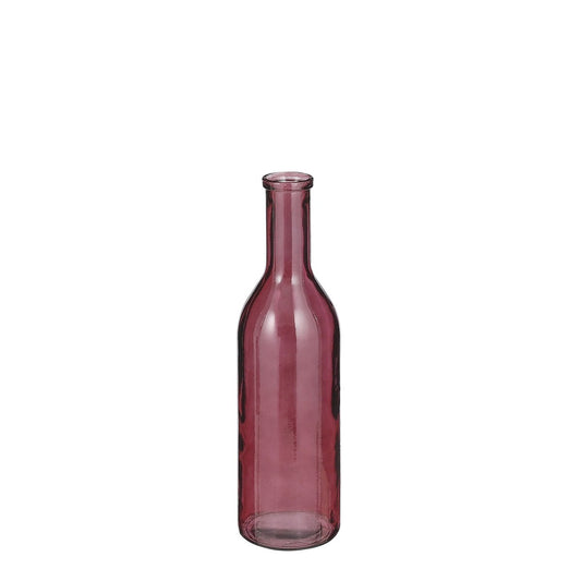 Rioja-Flaschenvase – H50 x Ø15 cm – recyceltes Glas – Bordeaux