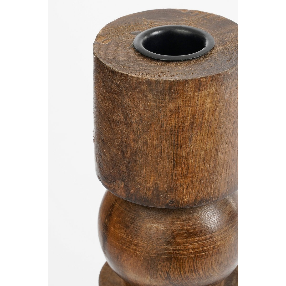Kerzenhalter Philo aus Mangoholz – 30 cm – Klassisch & Natürlich