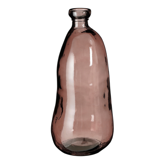 Pinto Vase - H51 x Ø22 cm - Recyceltes Glas - Dunkelbraun