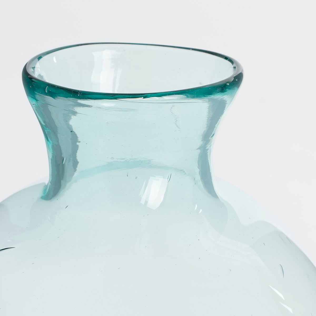 Florine Flaschenvase – H58 x Ø26 cm – Recyceltes Glas – Transparent