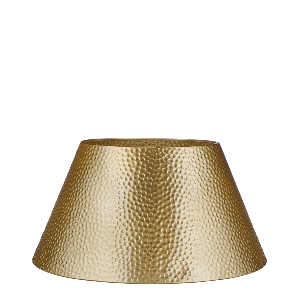 Goldener Weihnachtsbaumrock Metall – L50 x B30 x H26 cm