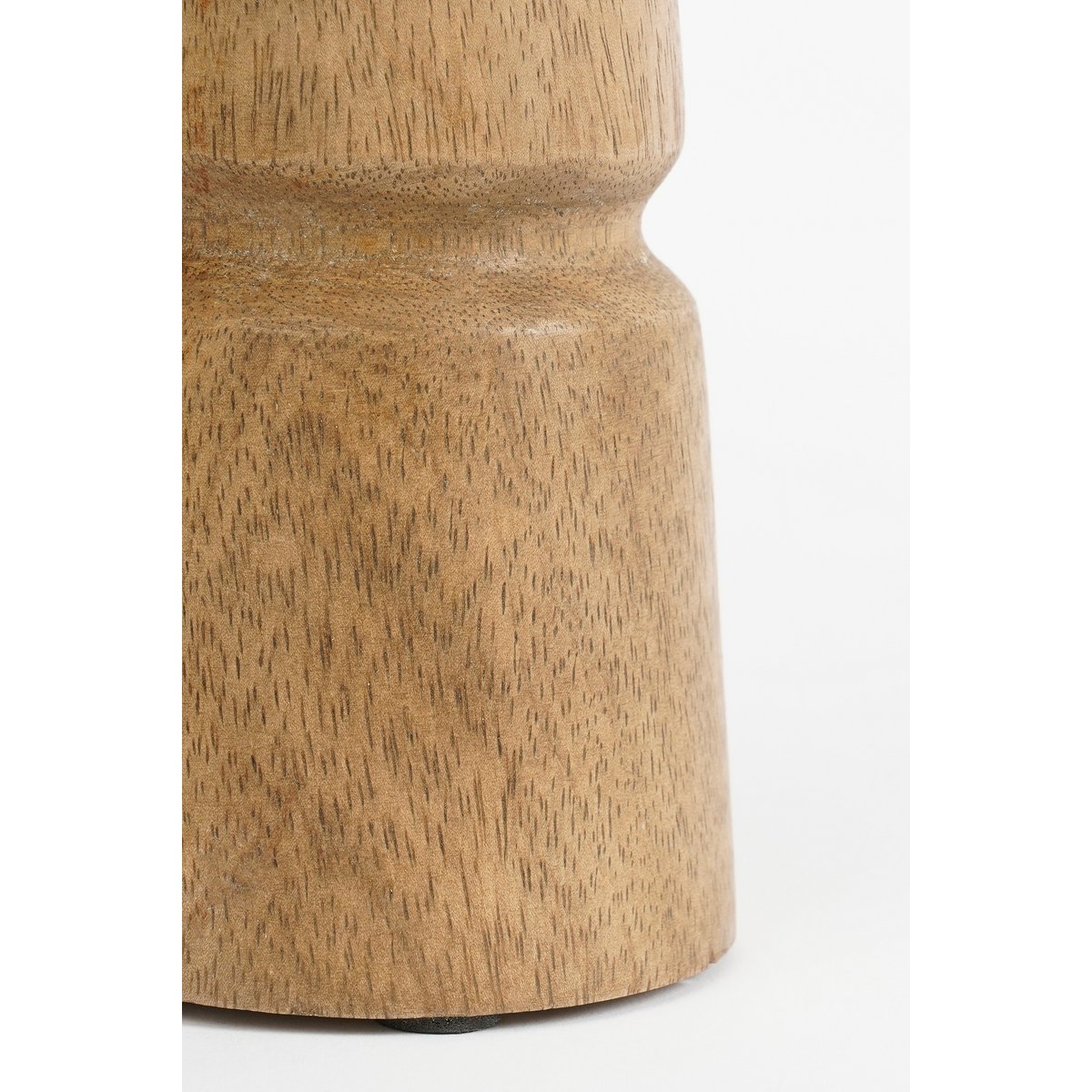 Kerzenhalter Nino aus Mangoholz – Rund Ø21 cm – Natürlich & Rustikal