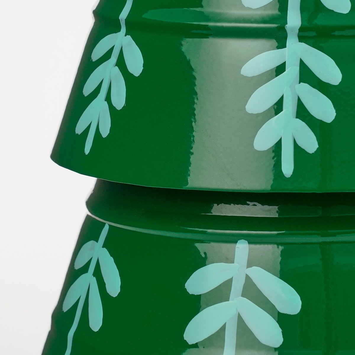 Dekoration Weihnachtsbaum - H46 x Ø13 cm - Eisen - Grün