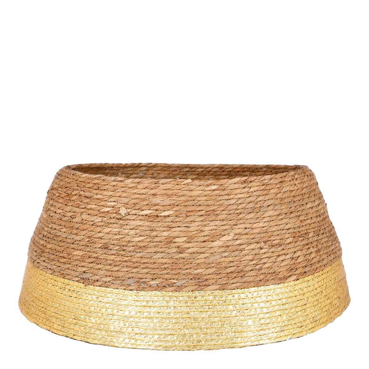 Weihnachtsbaumrock Seegras – Ø58 cm – Gold