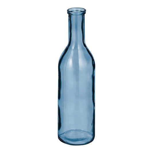 Glasvase 50 cm aus recyceltem Glas – Blau