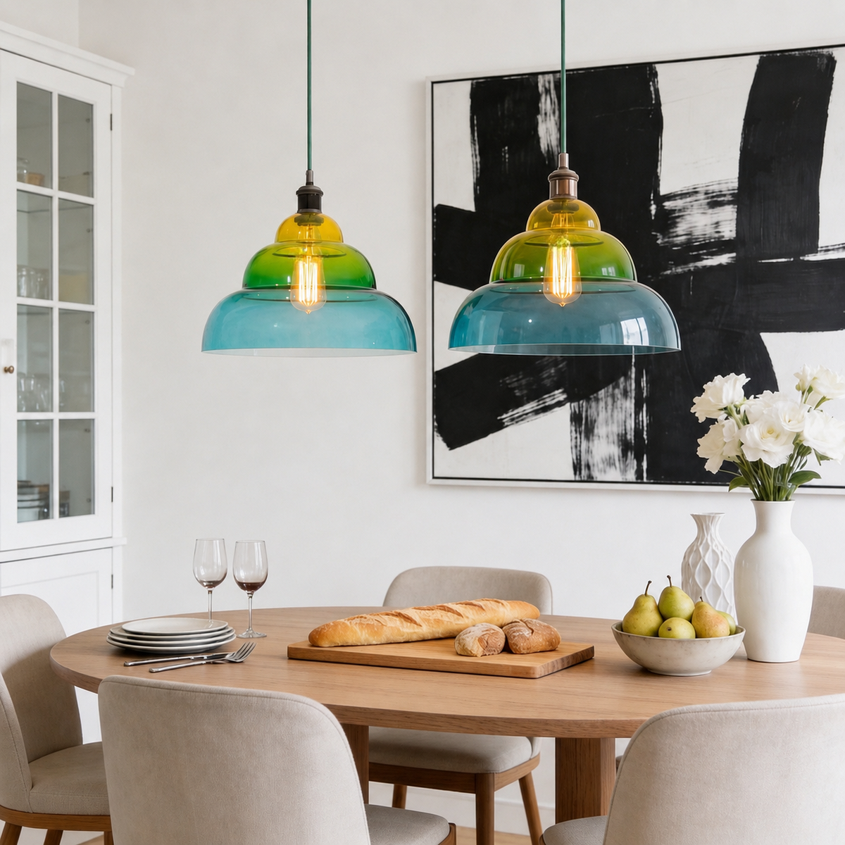Pendelleuchte aus Glas 35 cm – HALO Seaside