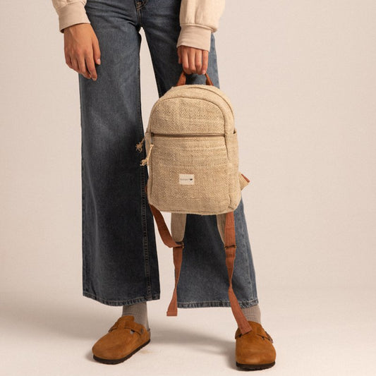 Rucksack aus Hanf und Baumwolle – handgefertigt, ökologisch & robust