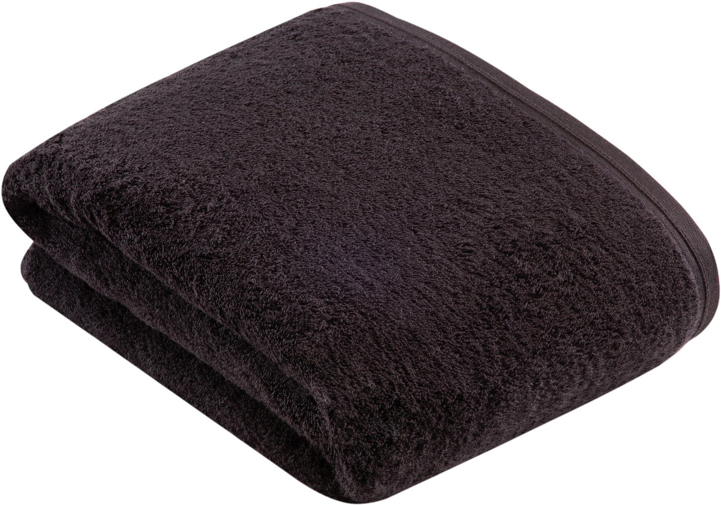 Badetuch „Vegan Life“ 100x150 cm in der Farbe anthrazit