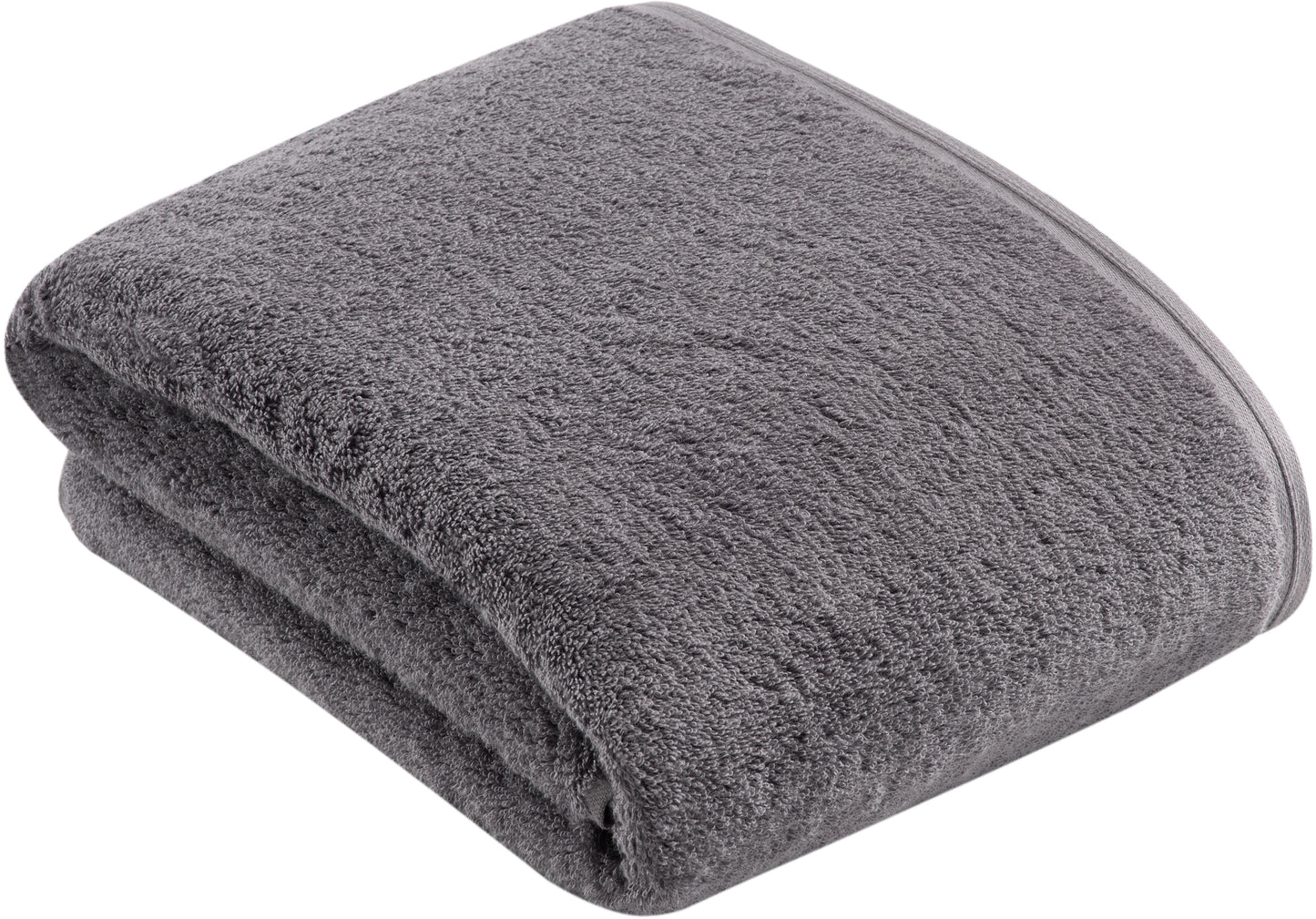 Badetuch „Vegan Life“ 100x150 cm in der Farbe dark grey