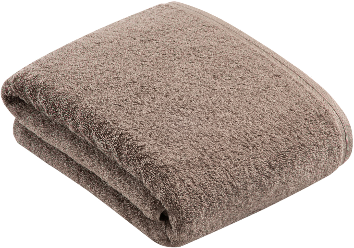 Badetuch „Vegan Life“ 100x150 cm in der Farbe pepplestone