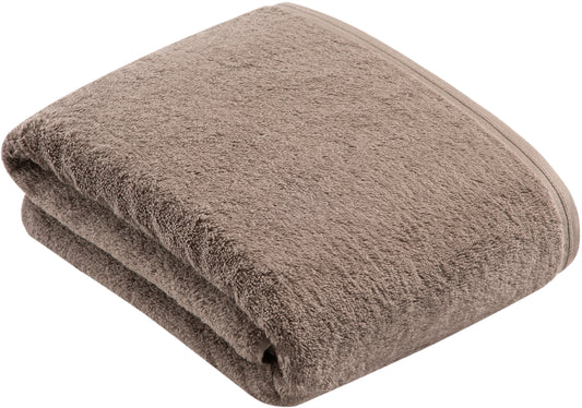 Badetuch „Vegan Life“ 100x150 cm in der Farbe pepplestone