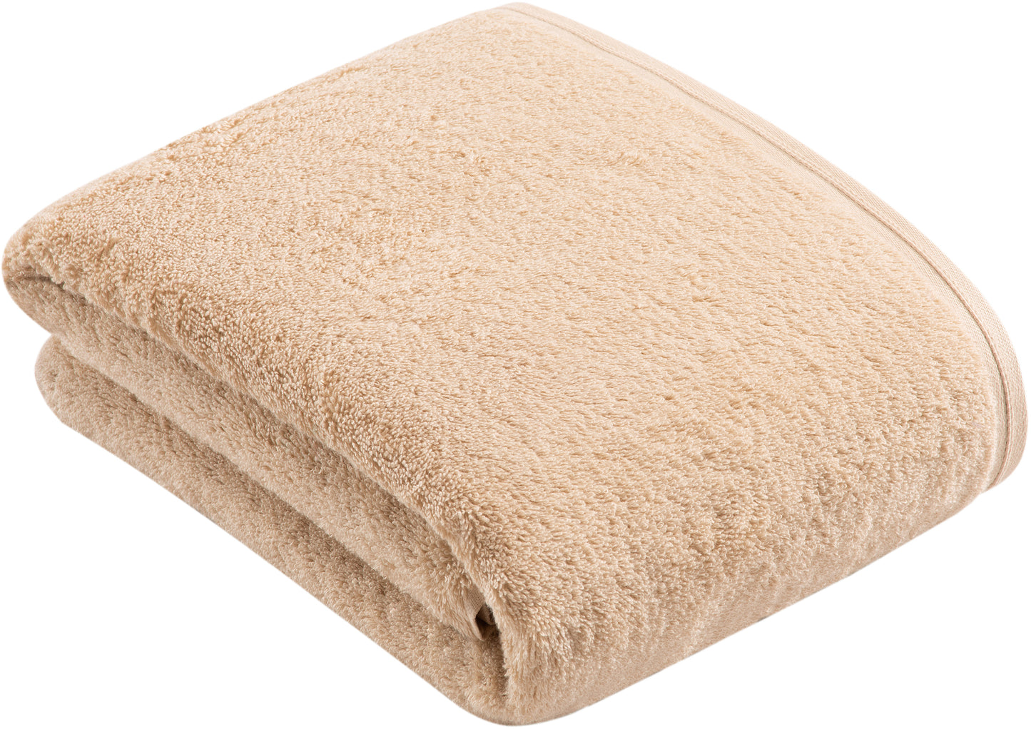 Badetuch „Vegan Life“ 100x150 cm in der Farbe tibet