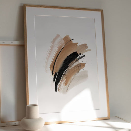 Abstrakter Kunstdruck Abstract No. 2 im Format 40x50 cm