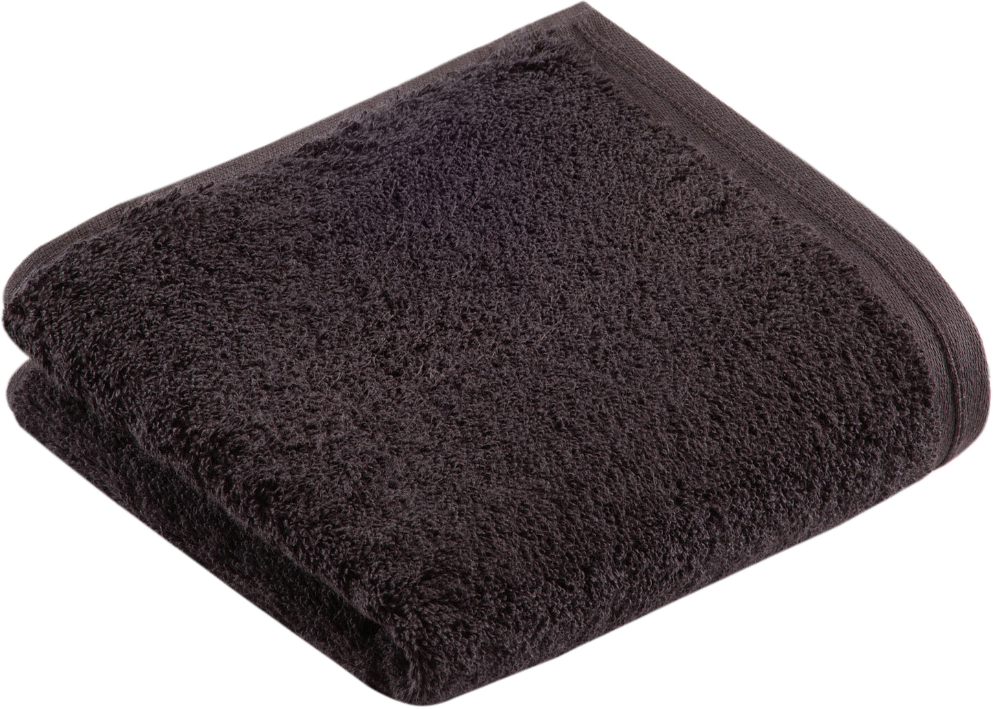 Gästetuch „Vegan Life“ 40x60 cm in der Farbe anthrazit