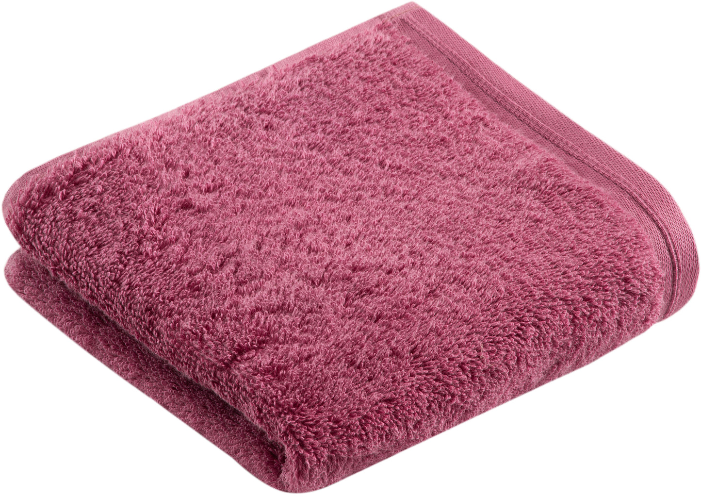 Gästetuch „Vegan Life“ 40x60 cm in der Farbe blackberry