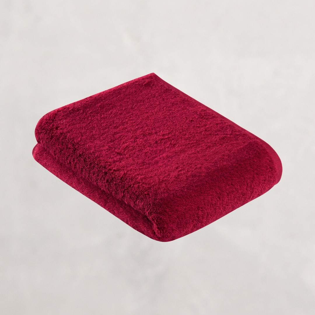Extra großes King Size Tuch in der Farbe ruby